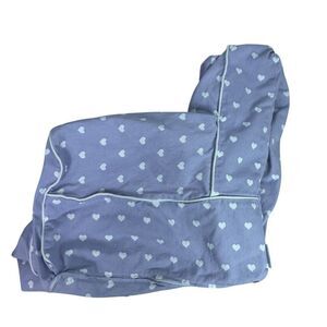 Pottery Barn Kids Anywhere Chair Cover Lavender White Hearts